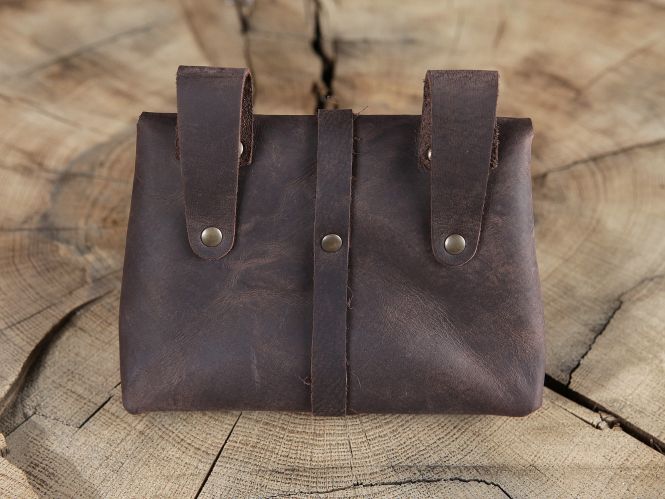 medieval belt pouch brown 2