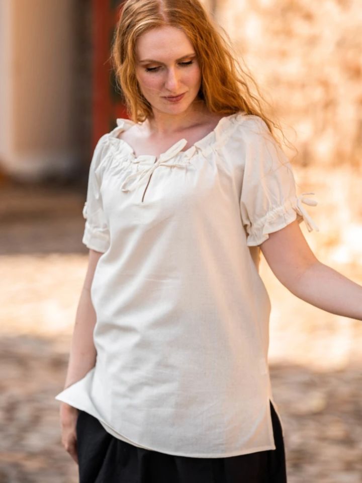 Short-sleeved blouse Otilia natural 2