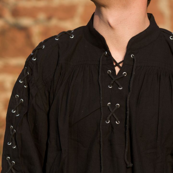 Pirate shirt - with full-length lacing 2