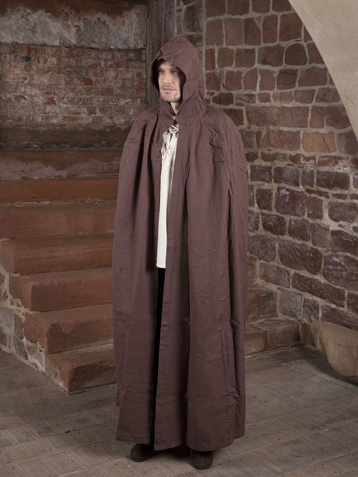 brown cotton cape 2