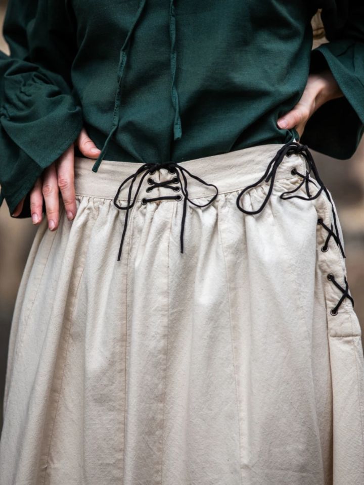 Medieval skirt with natural decoration 2