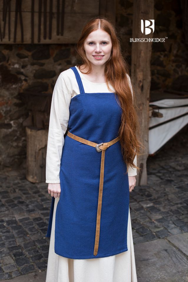 Viking dress Frida - blue L 2