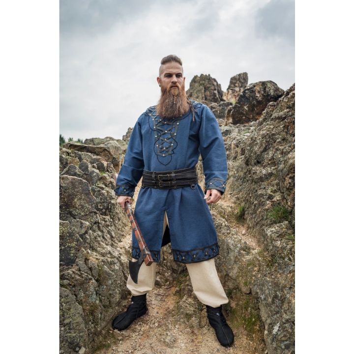 Viking tunic Erik dark blue M 2