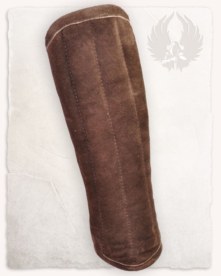 Brown suede arm pad 2