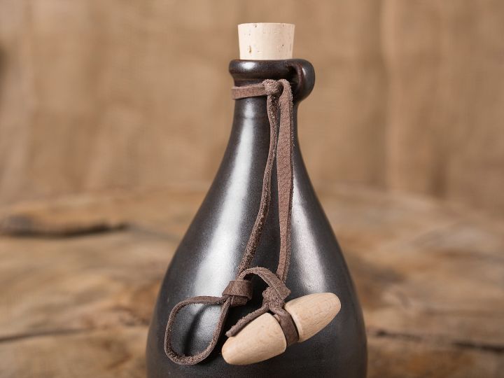 Dark brown potion bottle 2