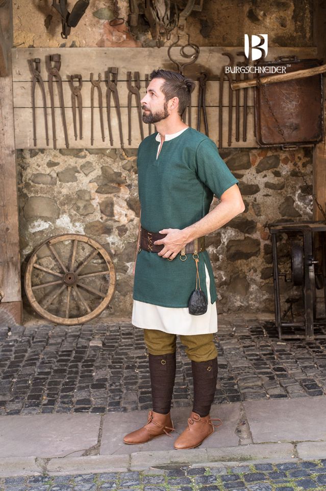 Short sleeve tunic Aegir green S 2