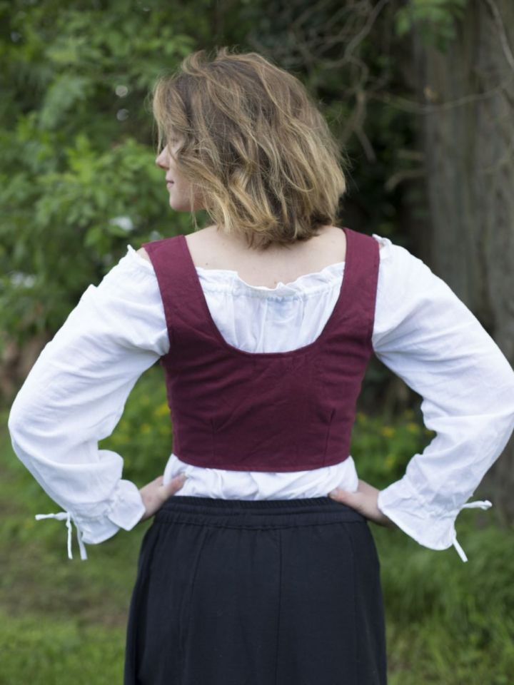 Underbust bodice Annabelle bordeaux XS 2