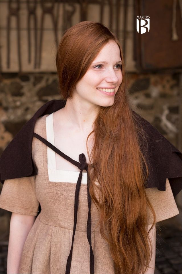 Shawl Bertrude brown 2