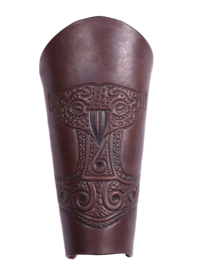 Arm cuff embossed with Thorshammer brown 2