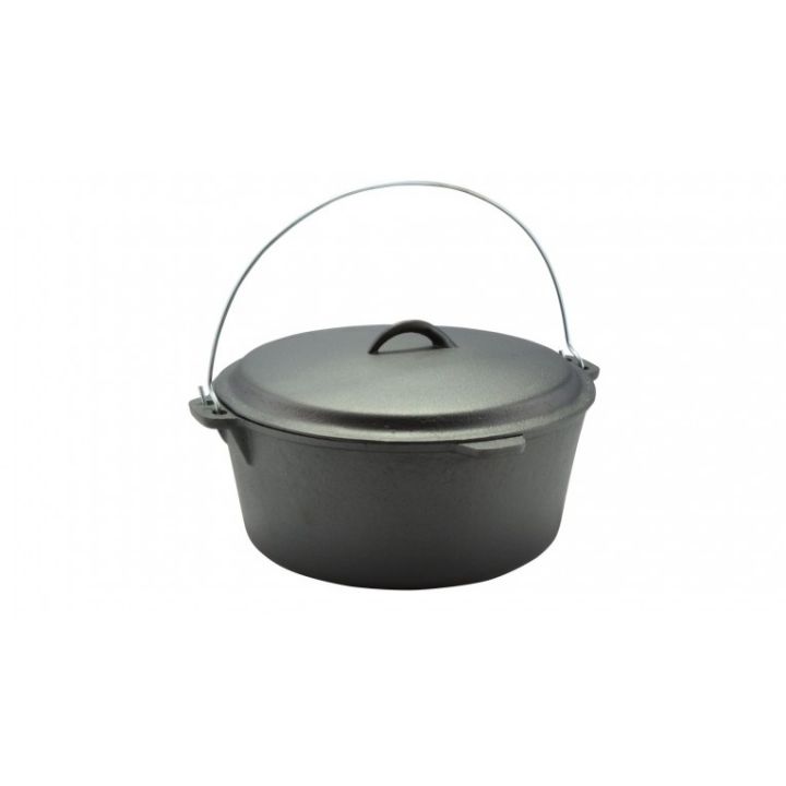 Cast iron pot with handle 2