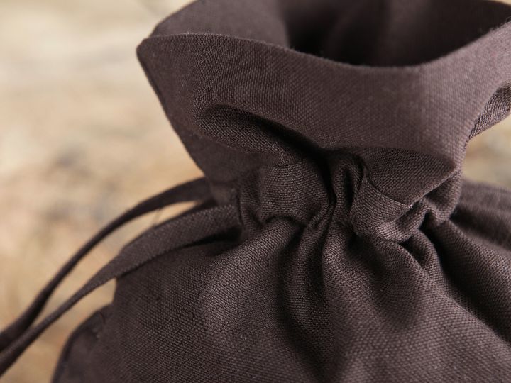 Fabric bag, brown 2