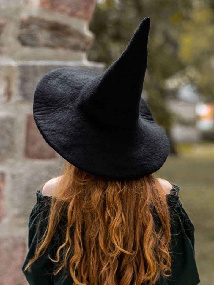 Witch hat Mage hat dark brown 2