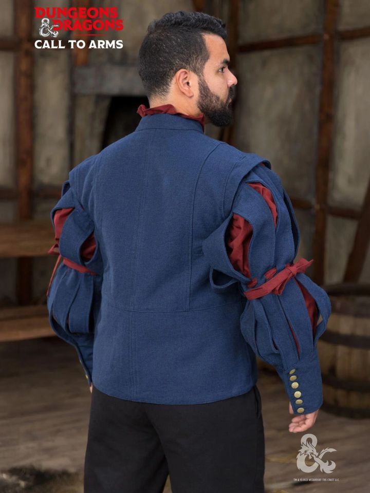 D&D Bard doublet blue 2