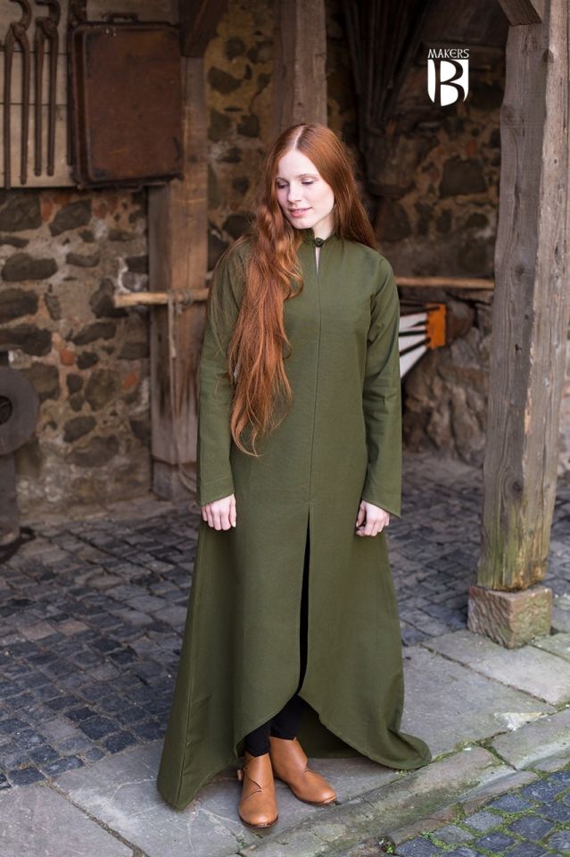 Ranwen robe olive green 2