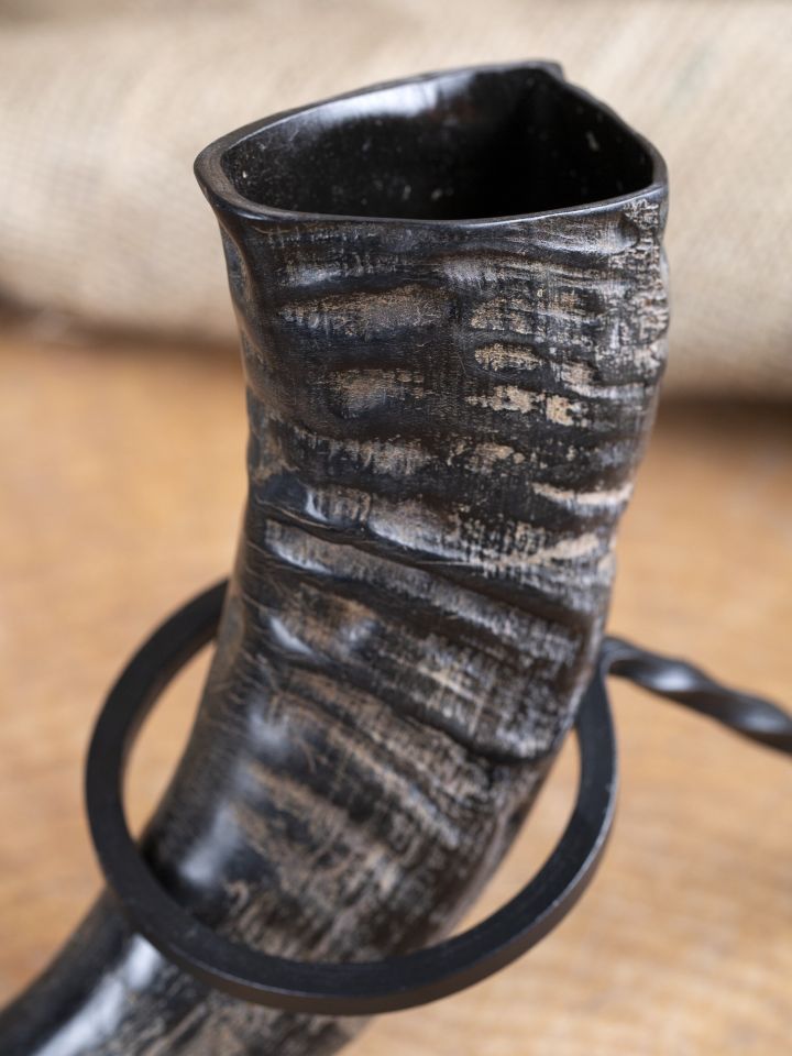 Rustic water buffalo Drinking Horn, approx. 0.2 l 2