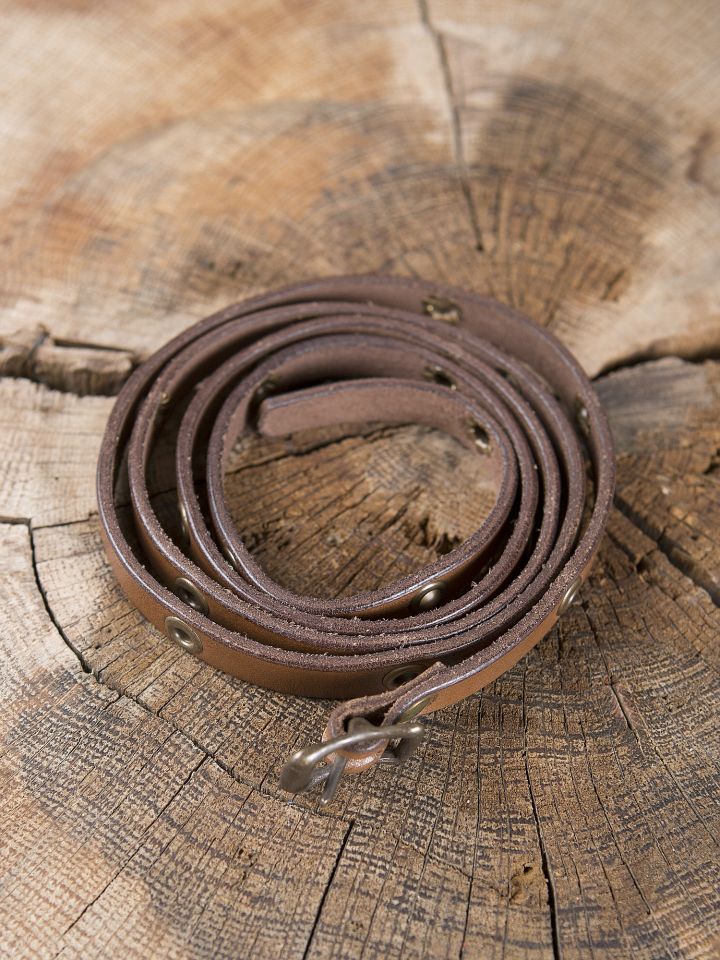 Brown leather wrap bracelet 2