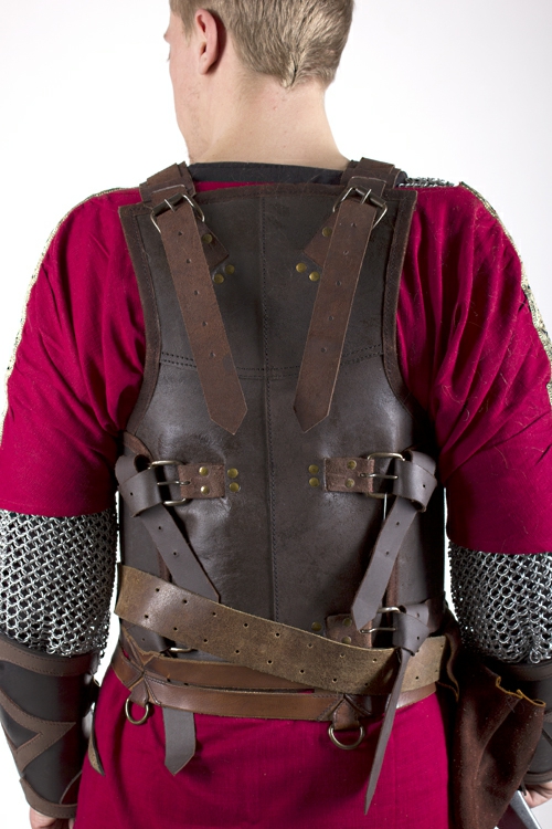 Viking leather armor brown 2