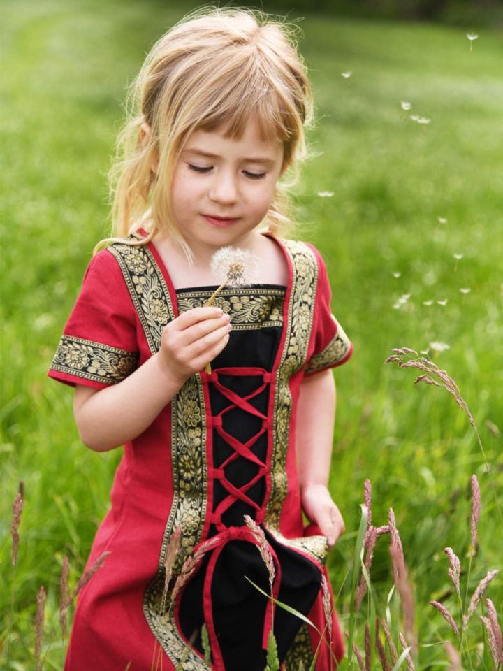 Children's dress Eleanor red 2