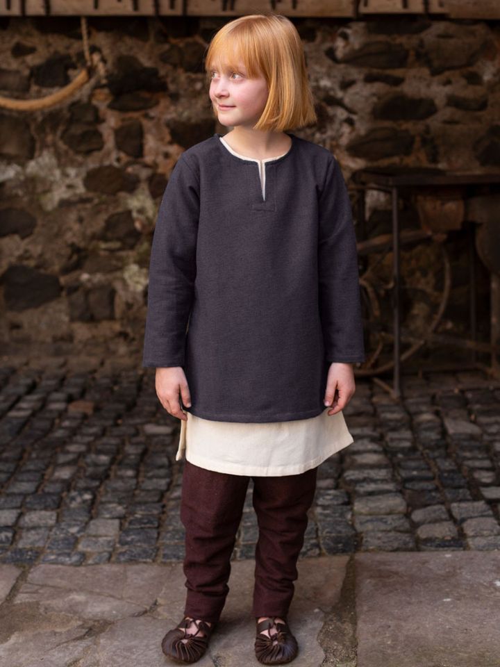 Children's tunic Eriksson gray 128 2