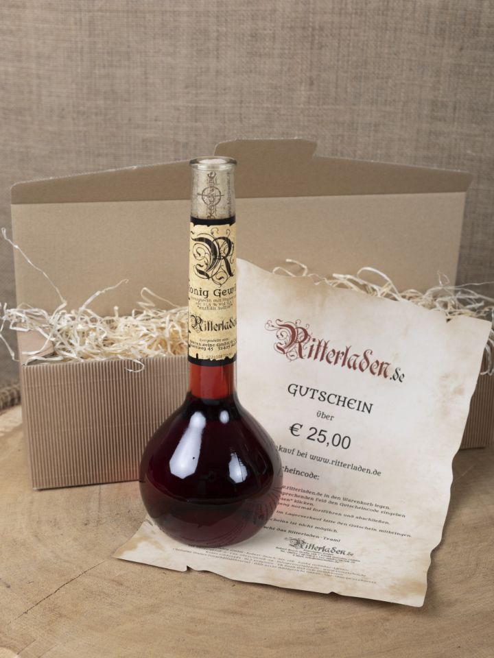 Gift box with spiced wine and shopping voucher 2