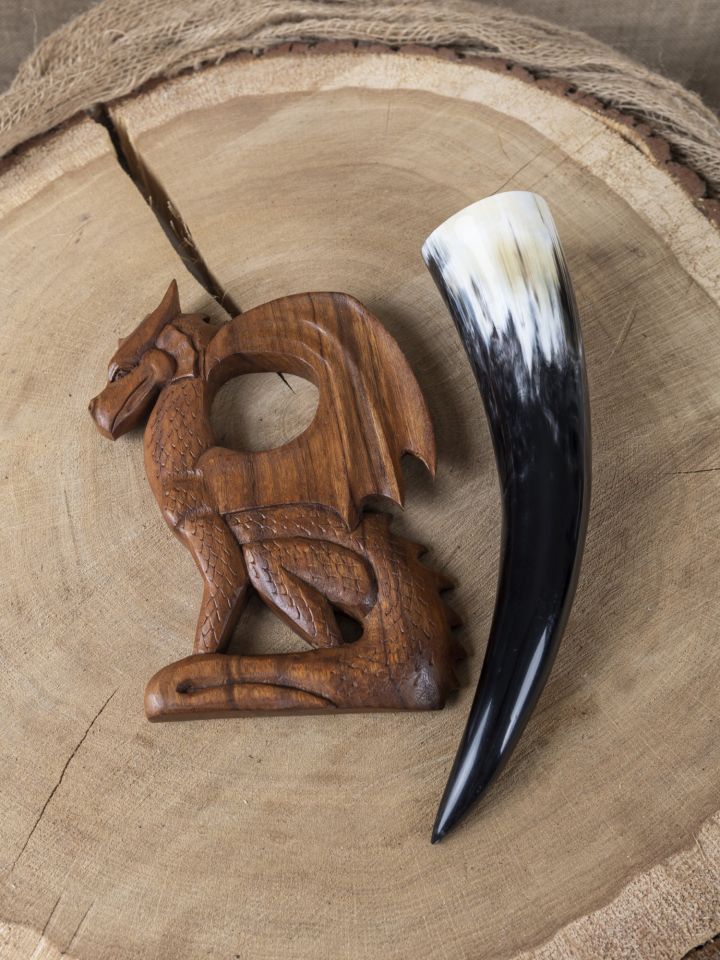 Drinking horn stand dragon 2