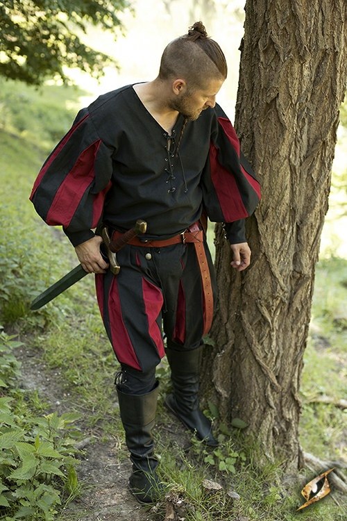 Shirt Landsknecht black-red S 2