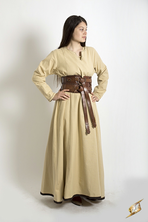 Plain beige robe 2