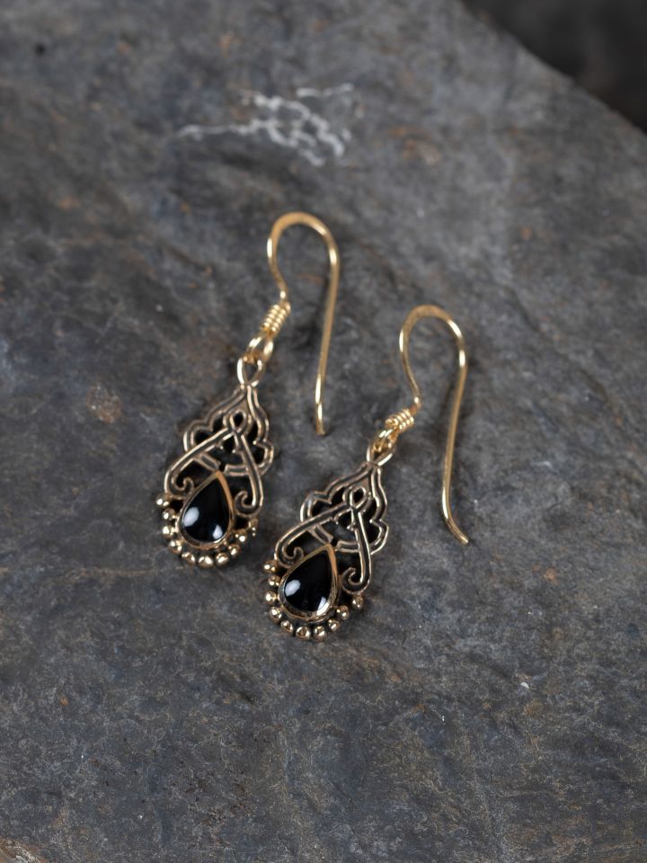 Earrings with Gothic ornaments 2