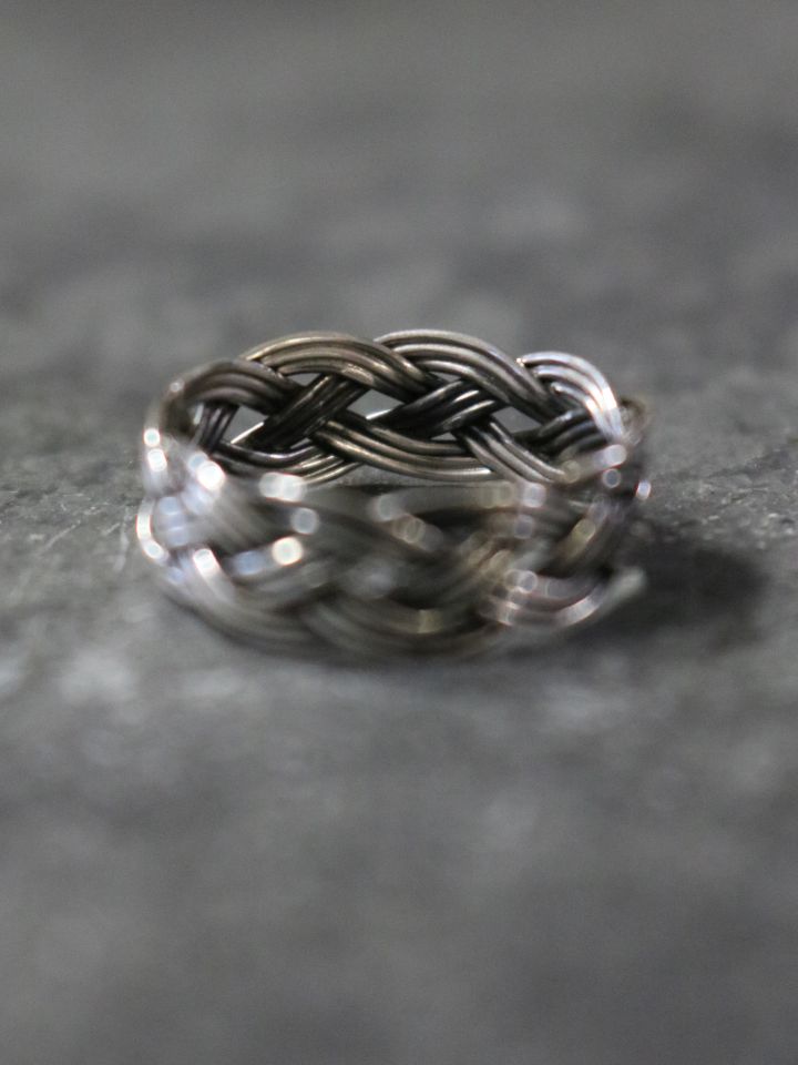 Braided Viking ring 56 2