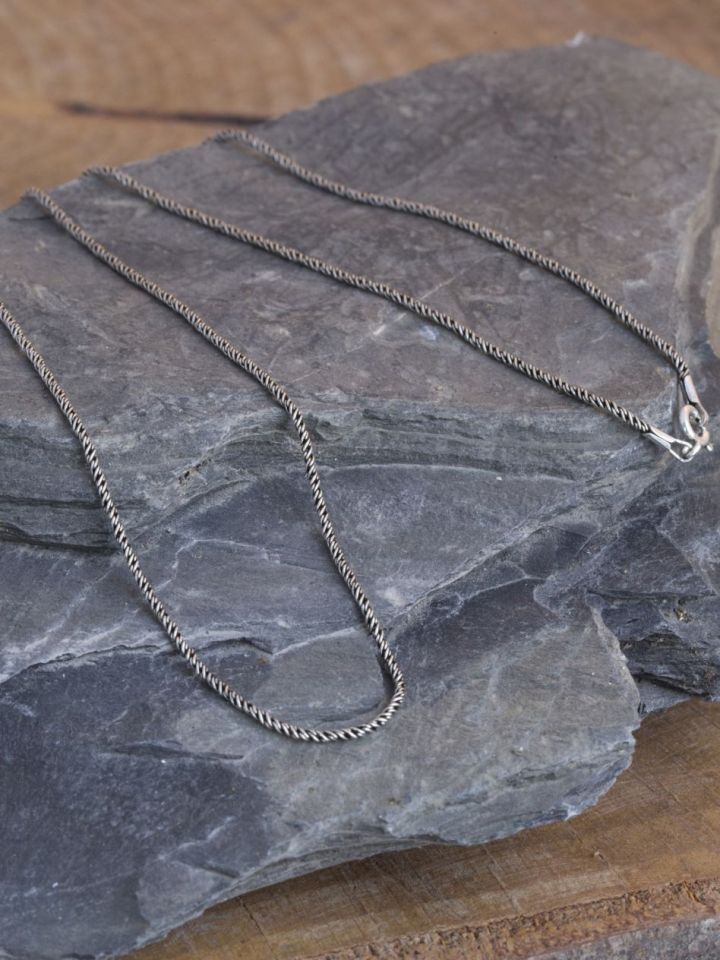 Fine silver chain 55 cm 2