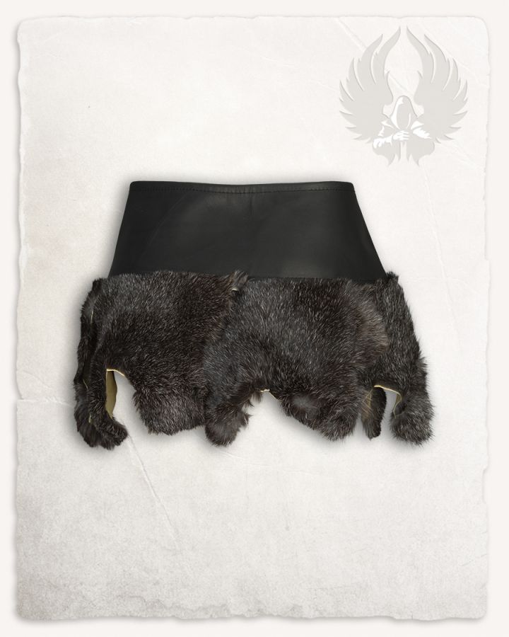 Fur skirt Karya black 2