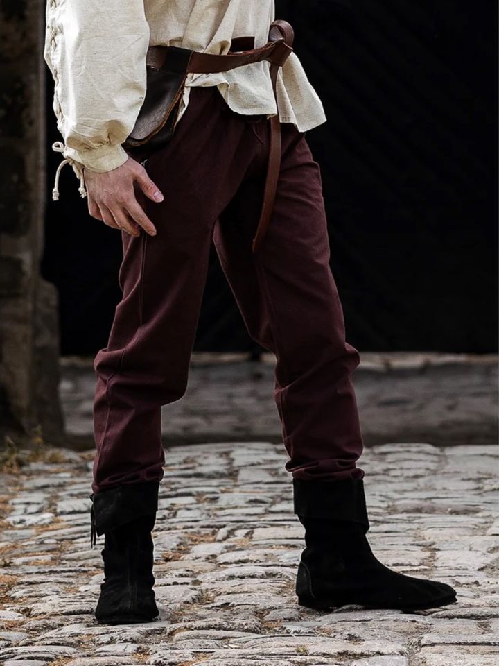 Medieval trousers dark brown 2