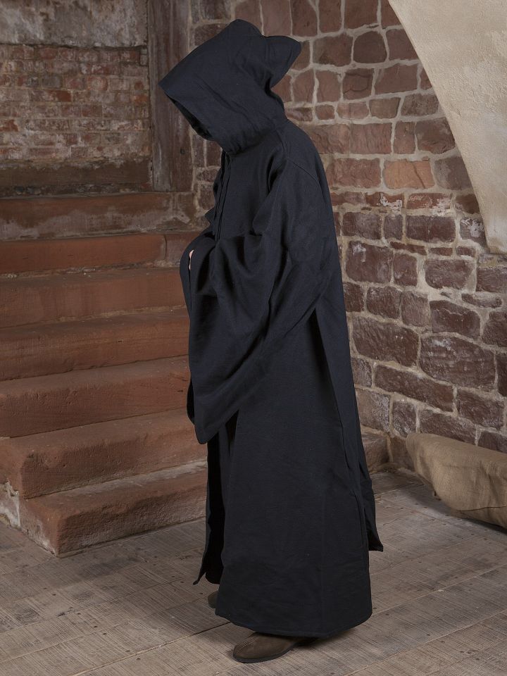 Mage coat made of cotton black 2