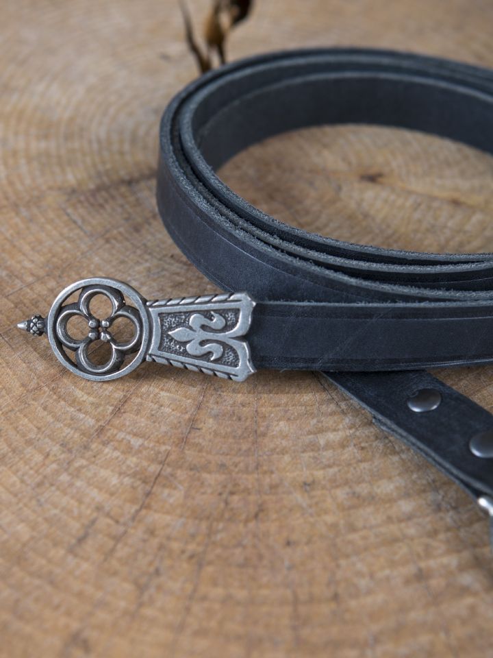 Medieval belt with black end piece 2