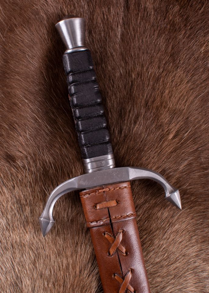 Renaissance dagger with leather sheath, show fighting dagger, SK-C 2