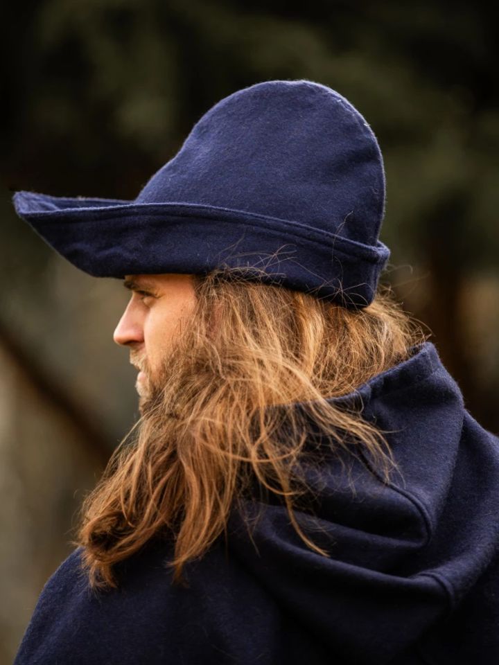 Hat - Robin Hood (wool) blue 2