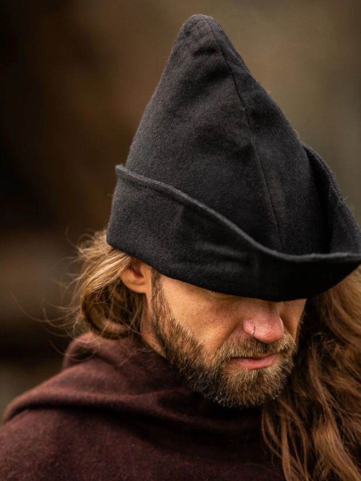 Hat - Robin Hood (wool) black 2