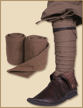 Calf wrap in brown 2