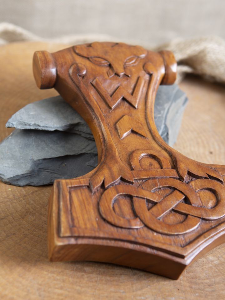 Thor's hammer made of wood 2