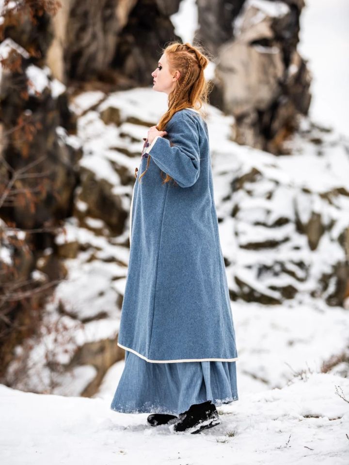 Viking Birka coat Skadi dove blue M 2