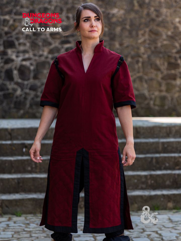 D&D fighter tunic red-black S 3