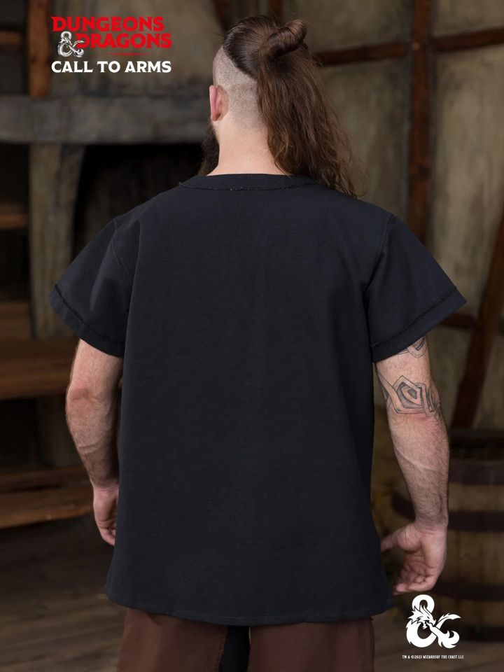 D&D Barbarian shirt black 3