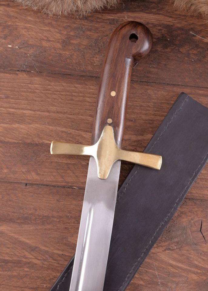 Turkish scimitar with leather sheath 3