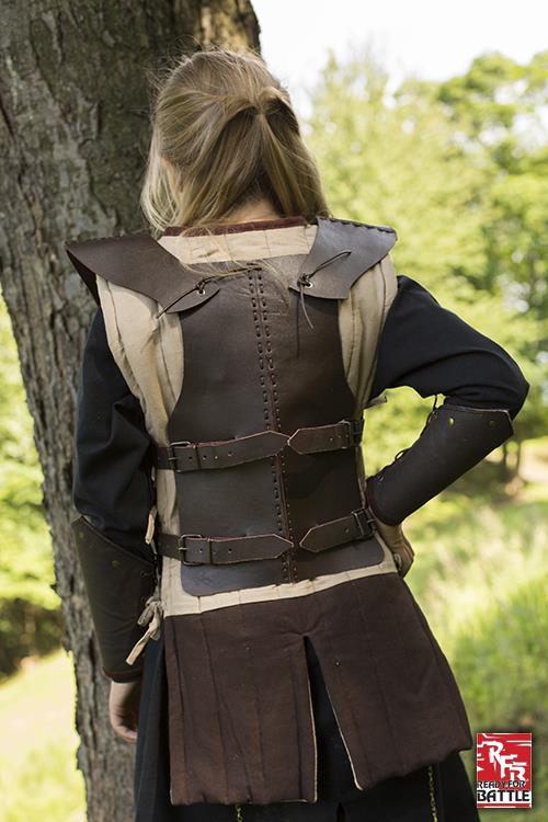 small brown leather armor 3