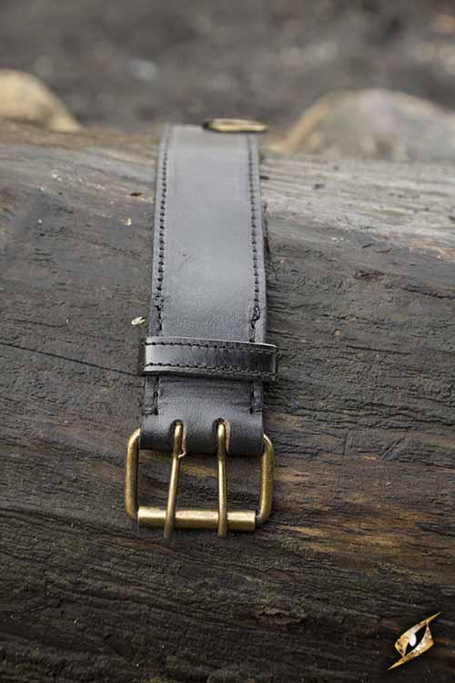 Belt with retaining rings black 3