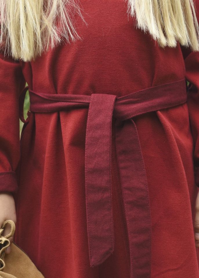 Viking dress for children red/wine red 164 3