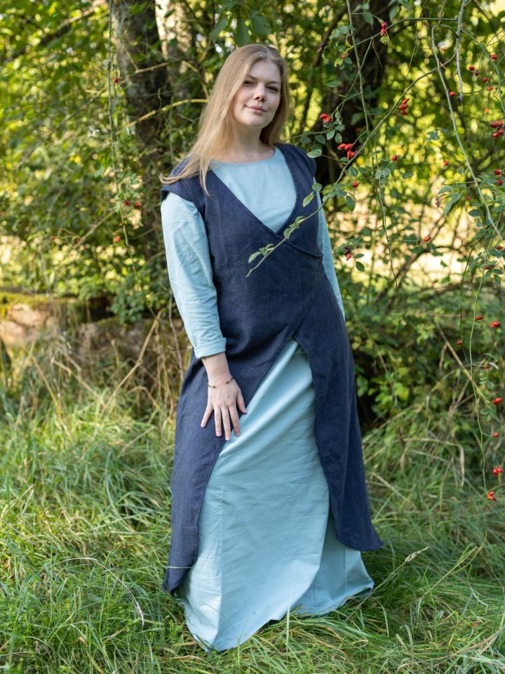 Overdress Vysera, herringbone blue-grey XXL 3