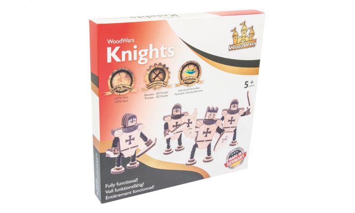 Wooden knight craft kit 3