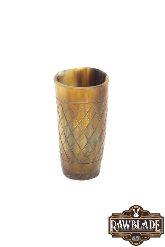 Ribbed horn cup 3