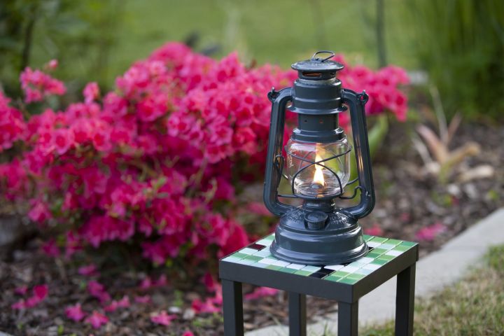 Storm lantern Feuerhand 276 anthracite gray 3